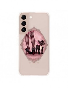 Coque Samsung Galaxy S22 Plus 5G Lady Jambes Chien...
