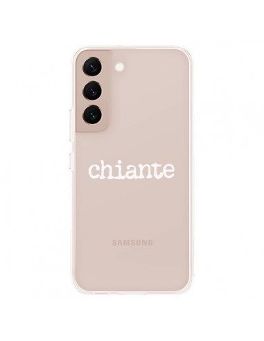 Coque Samsung Galaxy S22 Plus 5G Chiante Blanc Transparente - Maryline Cazenave