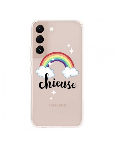 Coque Samsung Galaxy S22 Plus 5G Chieuse Arc En Ciel Transparente - Maryline Cazenave