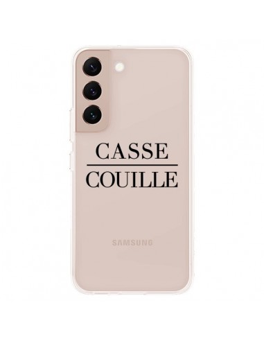 Coque Samsung Galaxy S22 Plus 5G Casse Couille Transparente - Maryline Cazenave