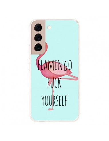 Coque Samsung Galaxy S22 Plus 5G Flamingo Fuck Yourself - Maryline Cazenave