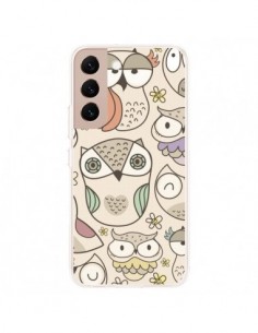 Coque Samsung Galaxy S22 Plus 5G Chouette Vintage - Maria...