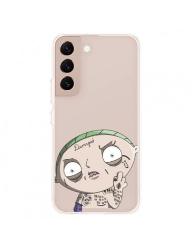 Coque Samsung Galaxy S22 Plus 5G Stewie Joker Suicide Squad Transparente - Mikadololo