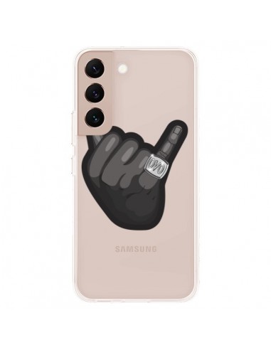Coque Samsung Galaxy S22 Plus 5G OVO Ring bague Transparente - Mikadololo