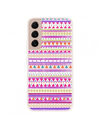 Coque Samsung Galaxy S22 Plus 5G Bandana Rose Azteque - Monica Martinez