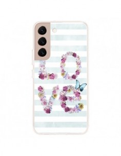 Coque Samsung Galaxy S22 Plus 5G Love Fleurs Flower -...