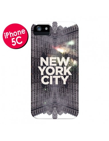 Coque New York City Gris pour iPhone 5C - Javier Martinez