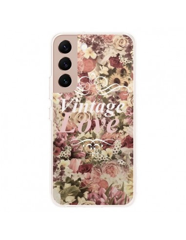 Coque Samsung Galaxy S22 Plus 5G Vintage Love Flower - Monica Martinez