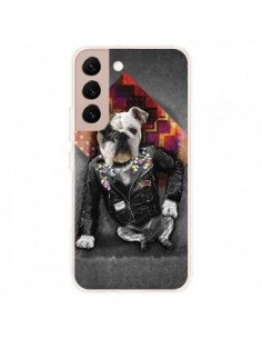 Coque Samsung Galaxy S22 Plus 5G Chien Bad Dog -...