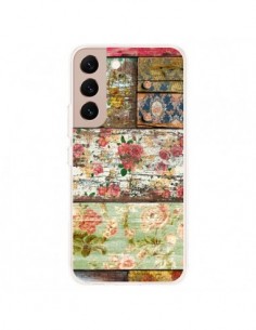 Coque Samsung Galaxy S22 Plus 5G Lady Rococo Bois Fleur -...