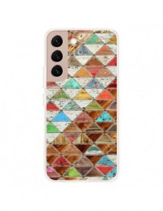 Coque Samsung Galaxy S22 Plus 5G Love Pattern Triangle -...