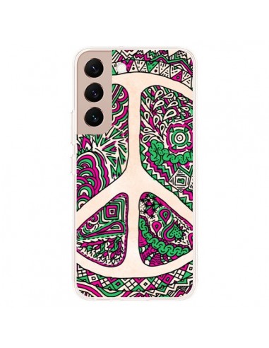 Coque Samsung Galaxy S22 Plus 5G Peace and Love Azteque Vainilla - Maximilian San