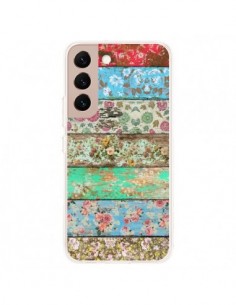 Coque Samsung Galaxy S22 Plus 5G Rococo Style Bois Fleur...
