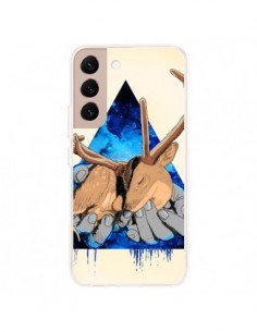 Coque Samsung Galaxy S22 Plus 5G Cerf Triangle Seconde...