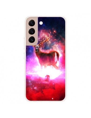 Coque Samsung Galaxy S22 Plus 5G Cosmic Deer Cerf Galaxy - Maximilian San