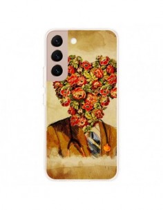 Coque Samsung Galaxy S22 Plus 5G Docteur Love Fleurs -...