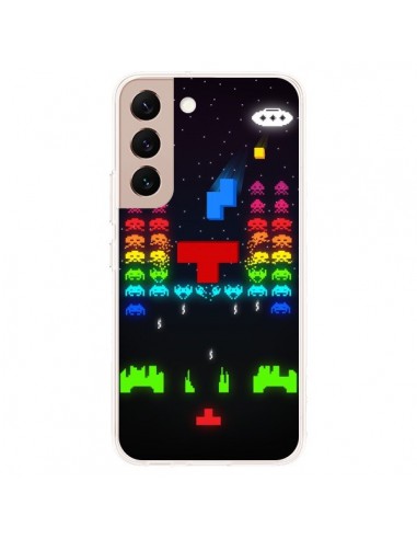 Coque Samsung Galaxy S22 Plus 5G Invatris Space Invaders Tetris Jeu - Maximilian San