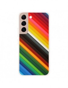 Coque Samsung Galaxy S22 Plus 5G Arc en Ciel Rainbow -...