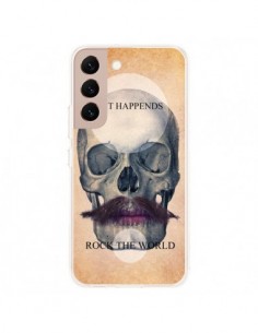 Coque Samsung Galaxy S22 Plus 5G Rock Skull Tête de Mort...