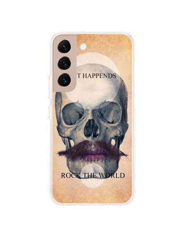 Coque Samsung Galaxy S22 Plus 5G Rock Skull Tête de Mort - Maximilian San