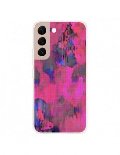 Coque Samsung Galaxy S22 Plus 5G Fleurs Rose Lysergic...