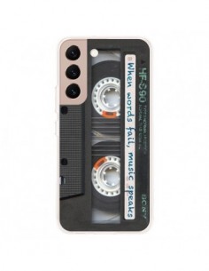 Coque Samsung Galaxy S22 Plus 5G Cassette Words K7 -...