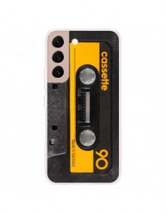 Coque Samsung Galaxy S22 Plus 5G Yellow Cassette K7 -...