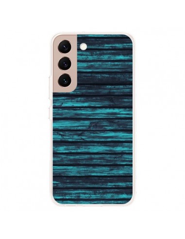 Coque Samsung Galaxy S22 Plus 5G Blue Moon Wood Bois - Maximilian San