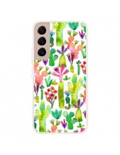 Coque Samsung Galaxy S22 Plus 5G Cacti Garden - Ninola...