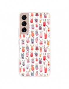Coque Samsung Galaxy S22 Plus 5G Cute Winter Reindeers -...