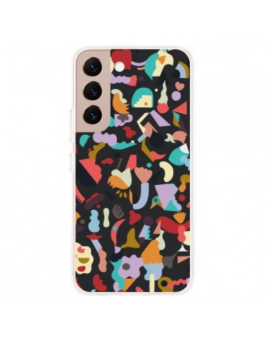 Coque Samsung Galaxy S22 Plus 5G Dreamy Animal Shapes Black - Ninola Design