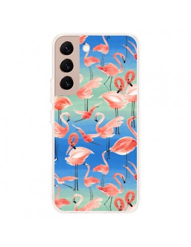 Coque Samsung Galaxy S22 Plus 5G Flamingo Pink - Ninola Design