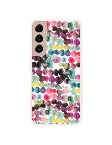 Coque Samsung Galaxy S22 Plus 5G Gradient Tropical Color Lines - Ninola Design