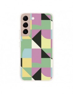 Coque Samsung Galaxy S22 Plus 5G Ink Flowers Yellow -...