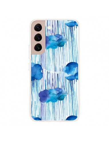 Coque Samsung Galaxy S22 Plus 5G Rain Stitches Neon - Ninola Design