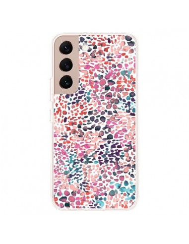 Coque Samsung Galaxy S22 Plus 5G Soft Nautical Watercolor Lines - Ninola Design