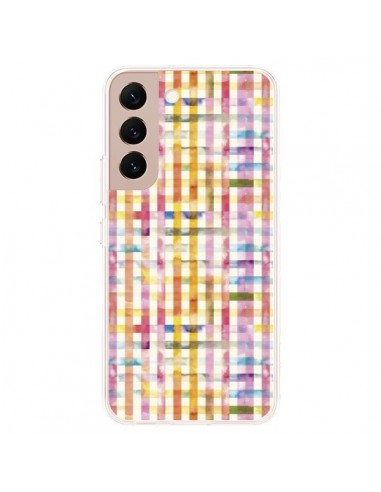 Coque Samsung Galaxy S22 Plus 5G Vichy Black Yellow - Ninola Design