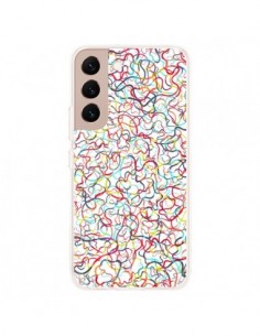Coque Samsung Galaxy S22 Plus 5G Water Drawings White -...