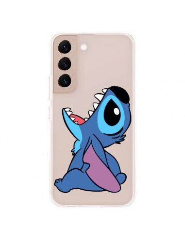 Coque Samsung Galaxy S22 Plus 5G Stitch de Lilo et Stitch Transparente