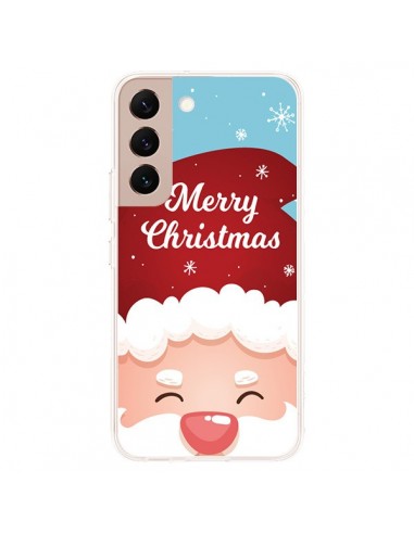 Coque Samsung Galaxy S22 Plus 5G Bonnet du Père Noël Merry Christmas - Nico