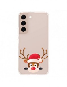 Coque Samsung Galaxy S22 Plus 5G Renne de Noël...
