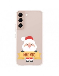 Coque Samsung Galaxy S22 Plus 5G Père Noël Merry...