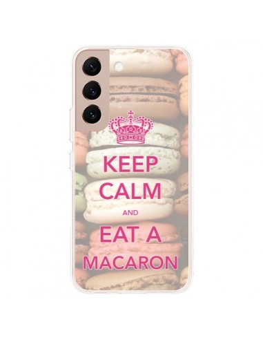 Coque Samsung Galaxy S22 Plus 5G Keep Calm and Eat A Macaron - Nico