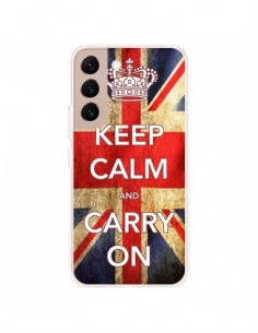 Coque Samsung Galaxy S22 Plus 5G Keep Calm and Carry On -...