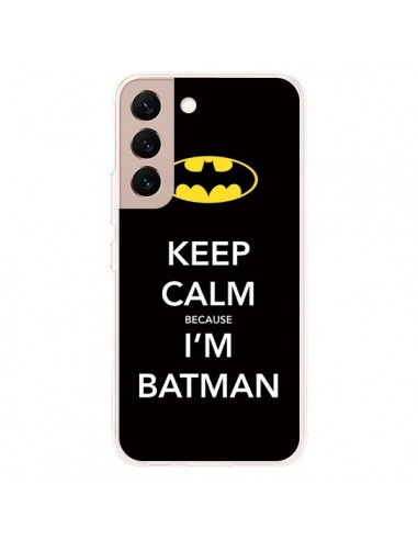 Coque Samsung Galaxy S22 Plus 5G Keep Calm because I'm Batman - Nico