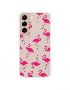 Coque Samsung Galaxy S22 Plus 5G flamant Rose et Flamingo...