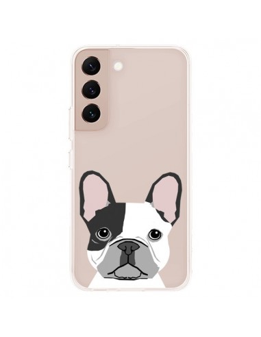 Coque Samsung Galaxy S22 Plus 5G Bulldog Français Chien Transparente - Pet Friendly