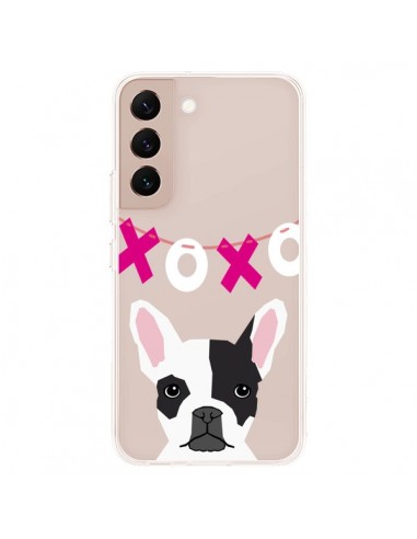 Coque Samsung Galaxy S22 Plus 5G Bulldog Français XoXo Chien Transparente - Pet Friendly