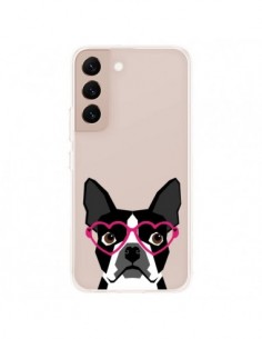 Coque Samsung Galaxy S22 Plus 5G Boston Terrier Lunettes...