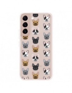 Coque Samsung Galaxy S22 Plus 5G Chiens Bulldog Français...